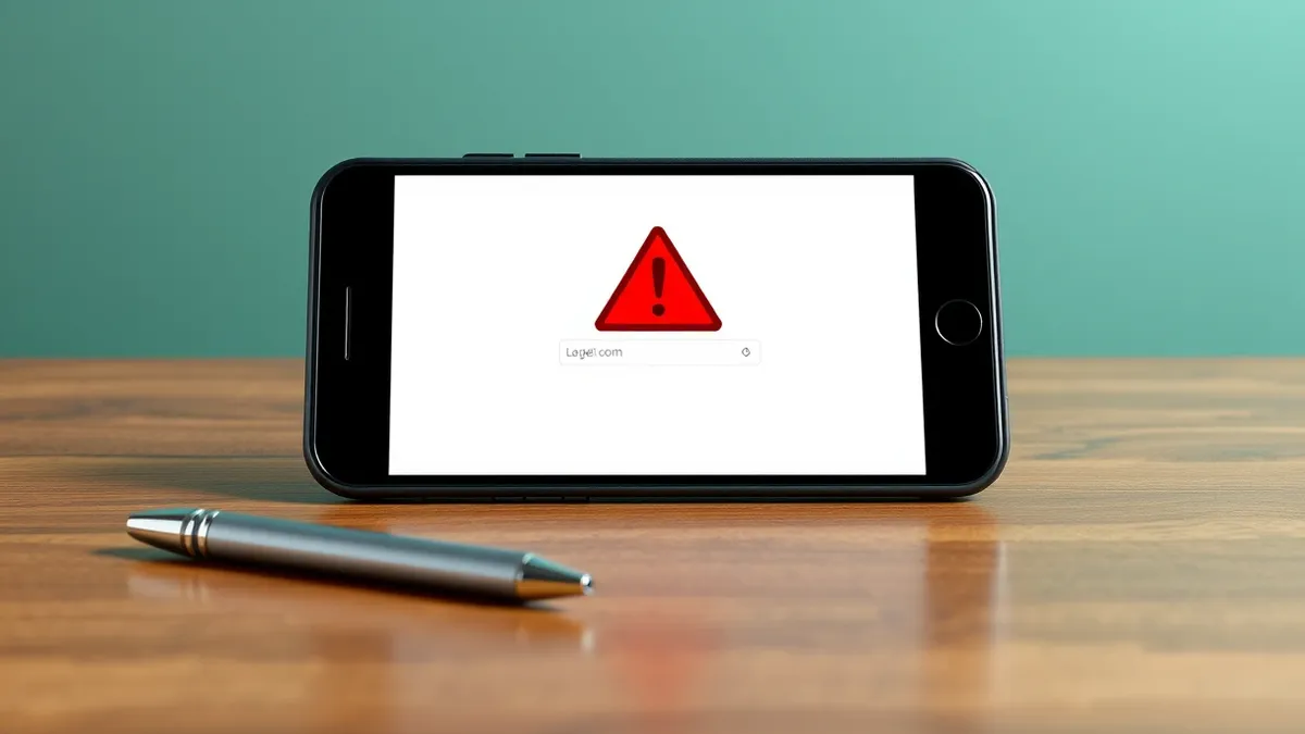 Illustration: A smartphone sits on a wooden table beside a stylus.